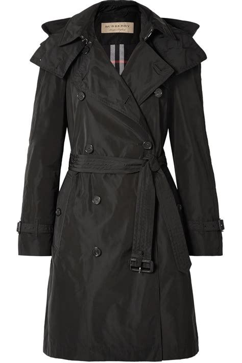 burberry the amberford hooded shell trench coat|burberry cashmere trench coat men.